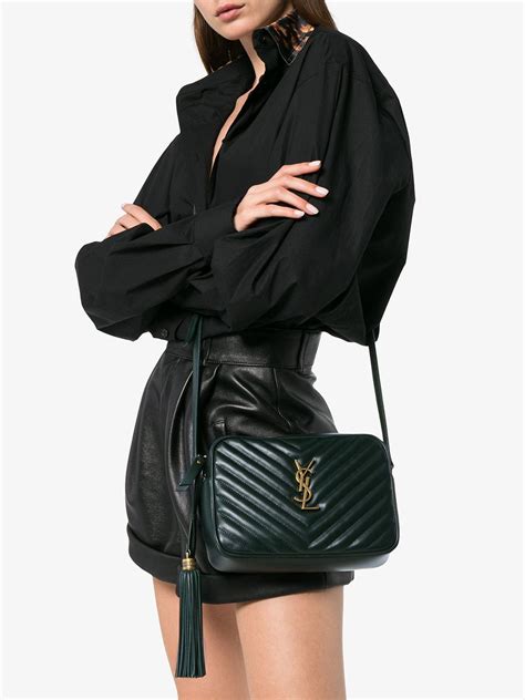 green ysl camera bag|ysl cross body camera bag.